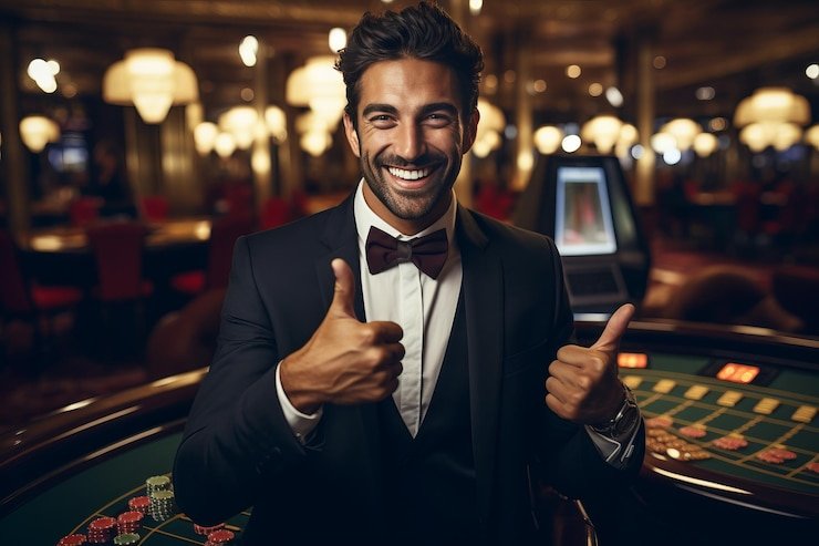Studio live dealer bandarangka dengan meja blackjack, roulette, dan baccarat berkualitas HD